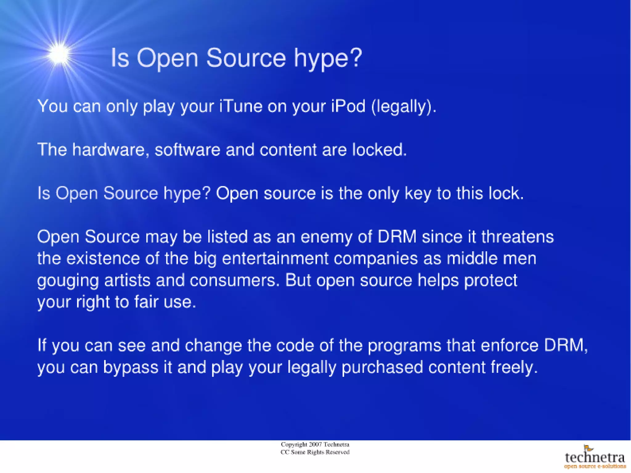 Open Source - Hip not Hype
