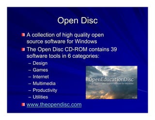 Open Source in Higher Education