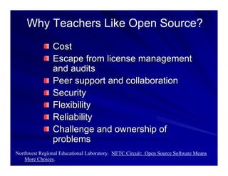 Open Source in Higher Education