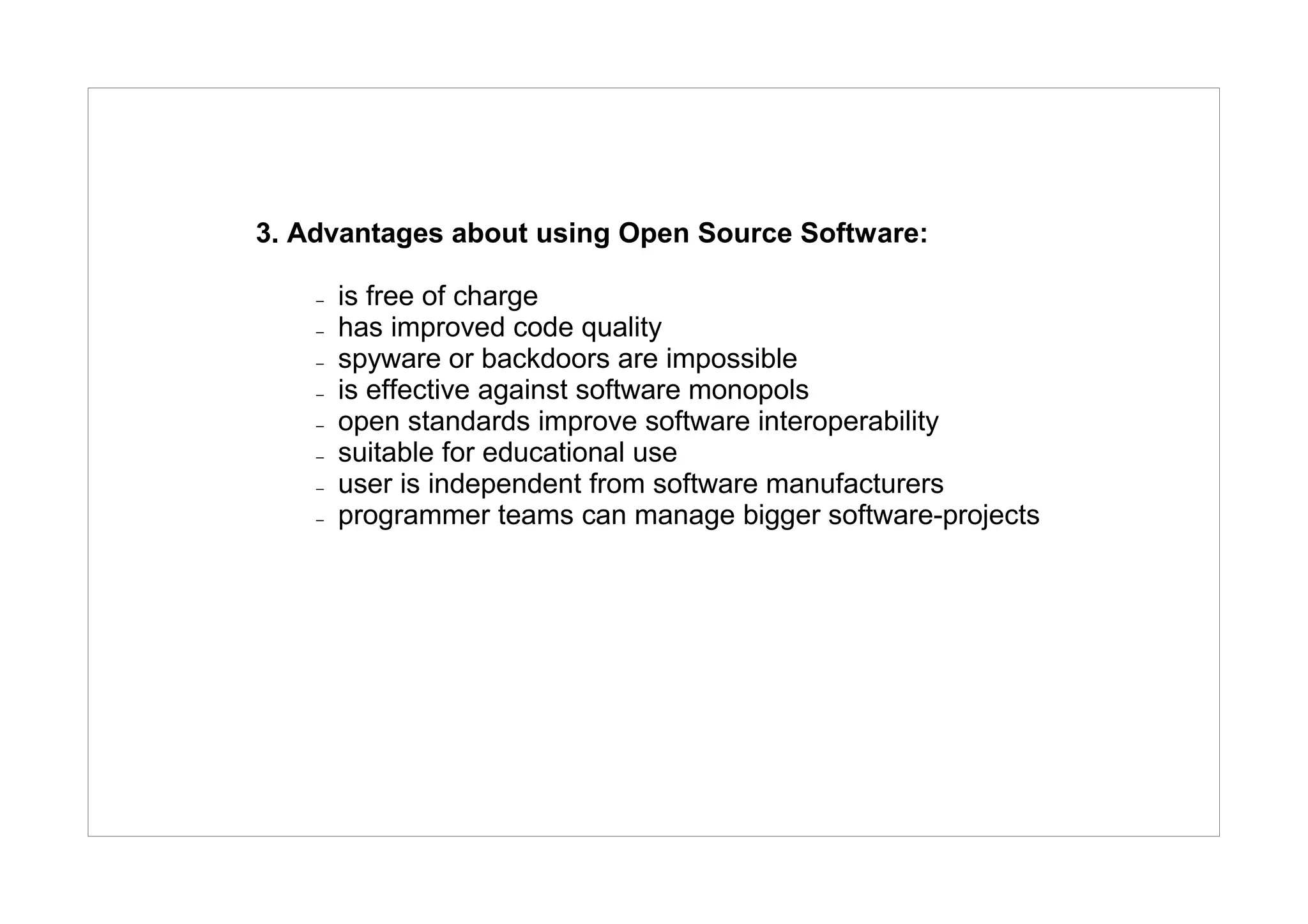 Open Source Software