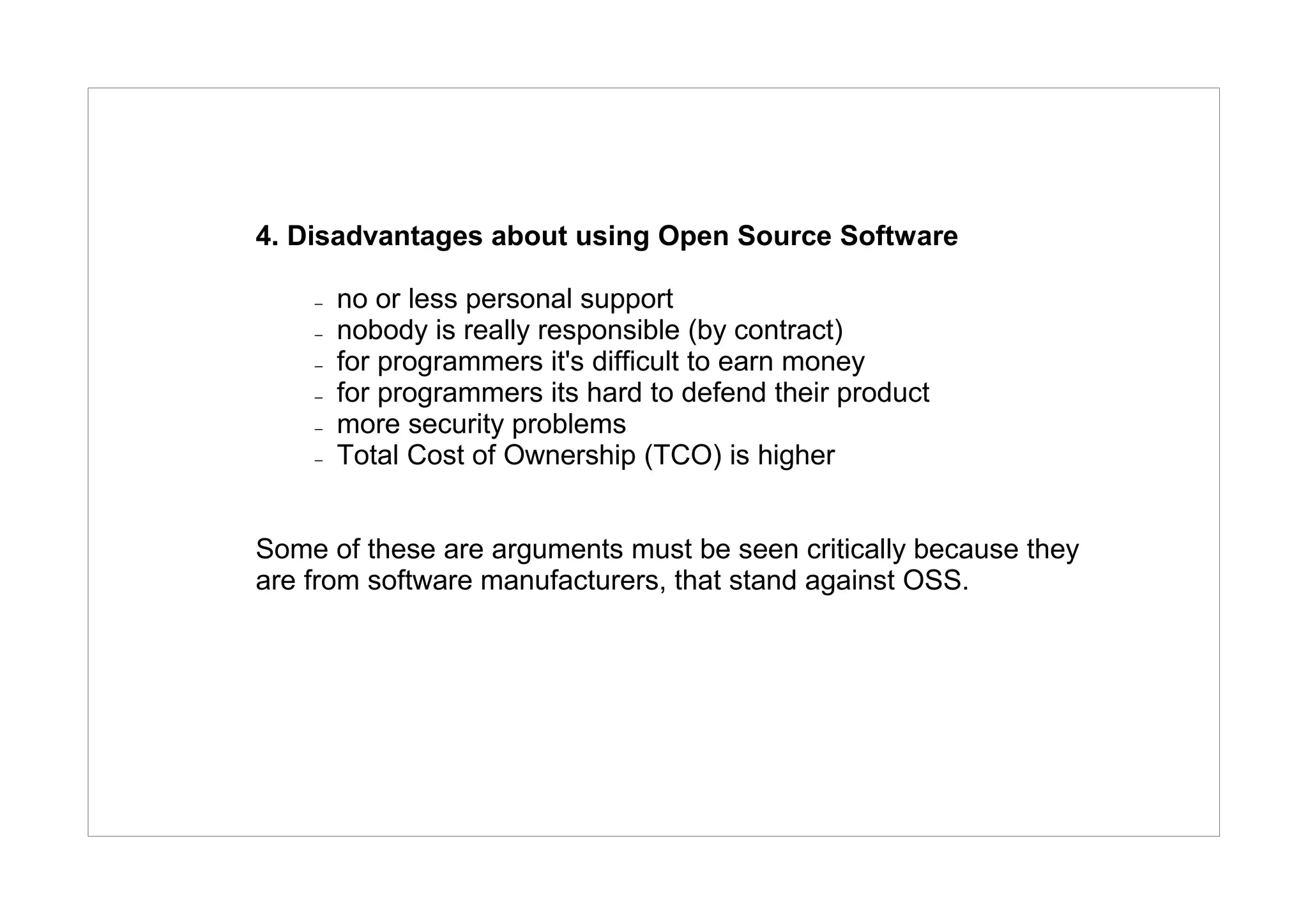 Open Source Software