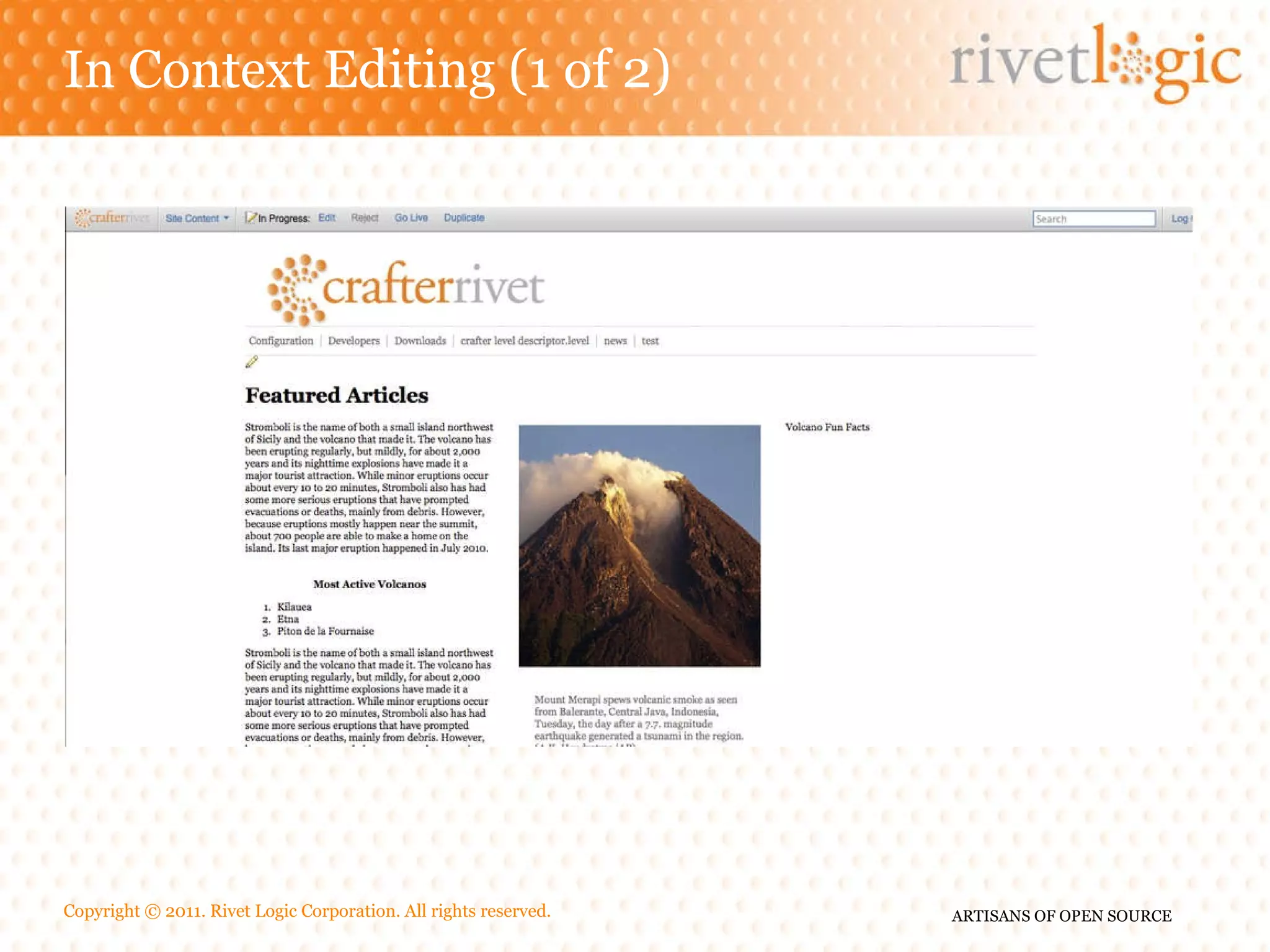 In Context Editing (1 of 2)