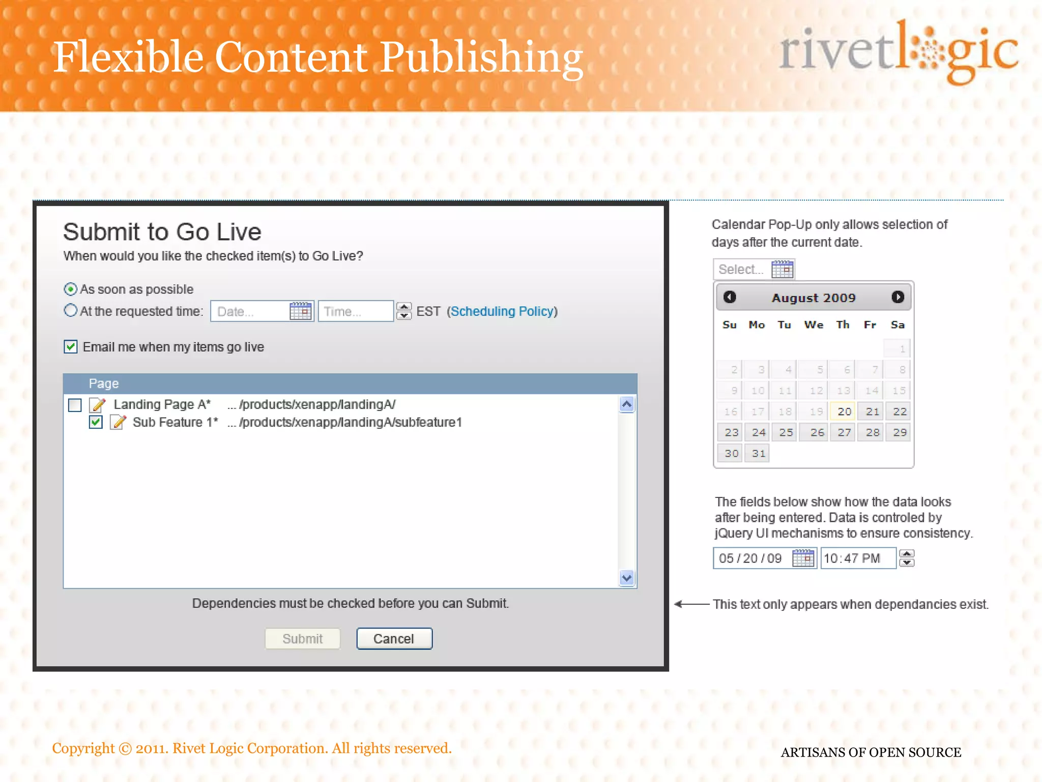 Flexible Content Publishing