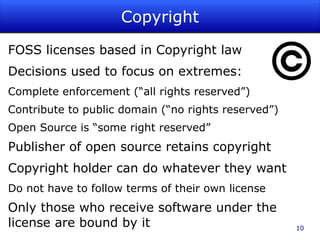 Free/Open Source Software (FOSS) 