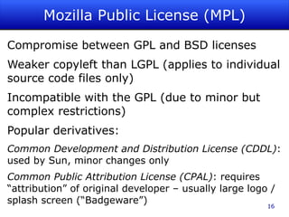 Grew out of GNU community 