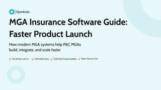 Custom MGA Software Development: Better Apporach | PDF