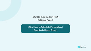 Custom MGA Software Development: Better Apporach | PDF