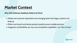 Custom MGA Software Development: Better Apporach | PDF