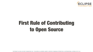 Quickie: How to Be a Responsible Open Source Citizen