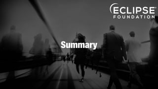 #JakartaEE COPYRIGHT (C) 2023, ECLIPSE FOUNDATION, INC. | THIS WORK IS LICENSED UNDER A CREATIVE COMMONS ATTRIBUTION 4.0 INTERNATIONAL LICENSE (CC BY 4.0) @ivar_grimstad
Summary
 