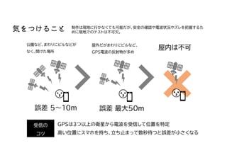 ݤĤ뤳
@ʤɡޤ˥ӥʤɤ
ʤ_
ޤ˥ӥʤɡ
GPS늲η郎
ڤϲ
` 50m
` 510m
GPS3ϤlǤ늲Ťλäض
ߤλä˥ޥֹ֤ۤޤäĤ`Сʤ
Ť

ϬFؤФʤƤܤȫδ_J늲״r䥺դ뤿
ˬFؤǤΥƥȤϲǷ
 