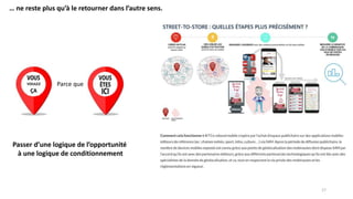 VOULEZ
ÇA
… ne reste plus qu’à le retourner dans l’autre sens.
Parce que
Passer d’une logique de l’opportunité
à une logique de conditionnement
17
 