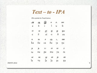 Open-Tamil text processing library ODP