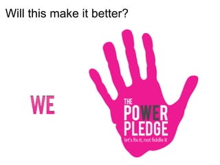 Will this make it better? 