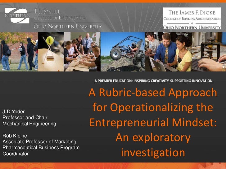 open2012 rubric based approach entrepreneurial mindset rubric for advertising flyer
