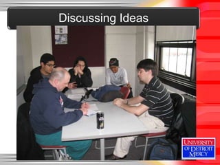 Discussing Ideas
 