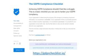 https://gdprchecklist.io/
 