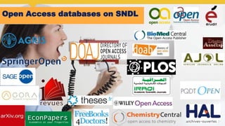 Open Access databases on SNDL
 