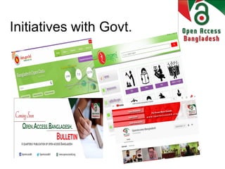 Initiatives with Govt.
 