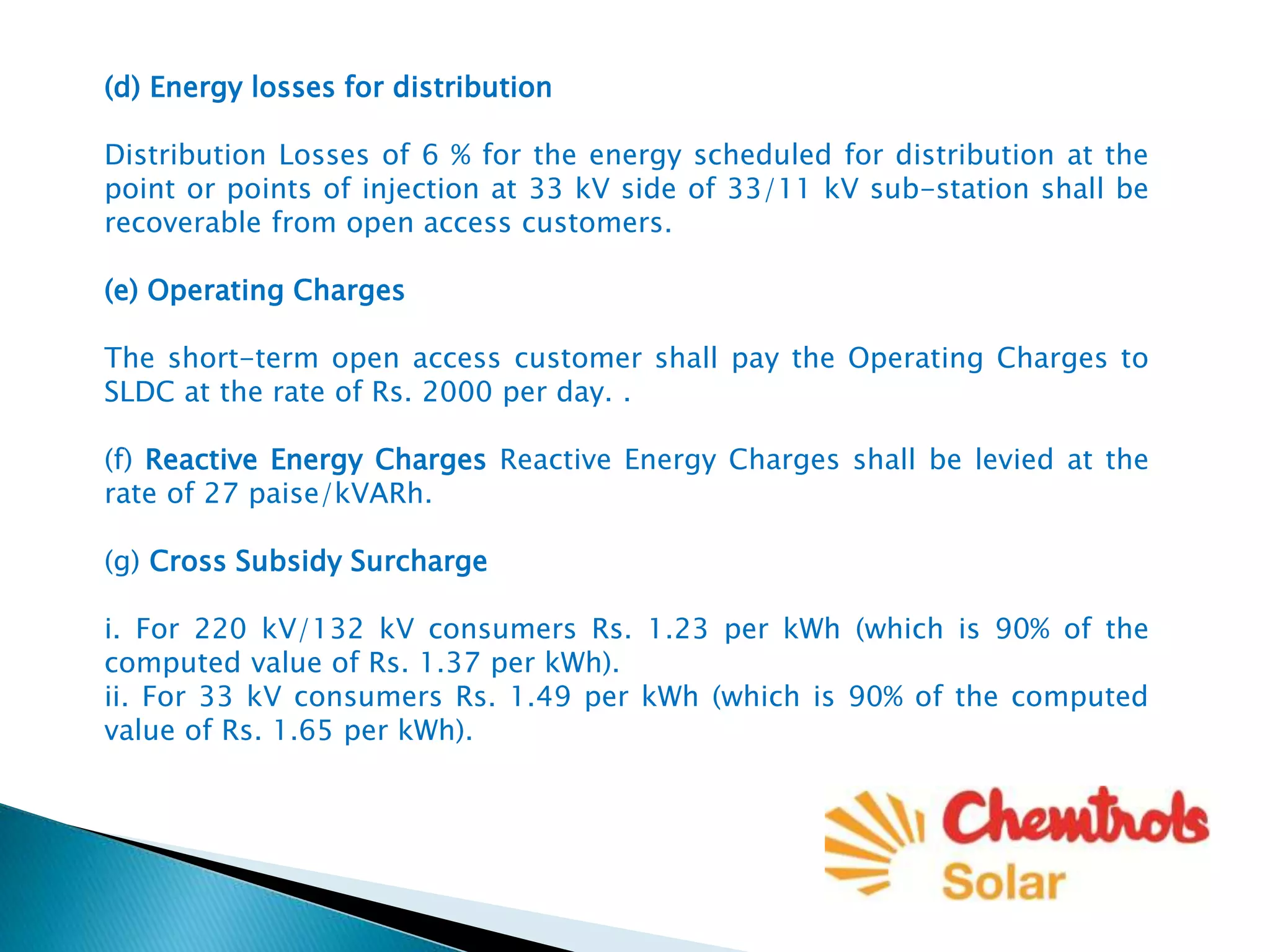 Break Open Charges Open access charges chhattisgarh | PPTX