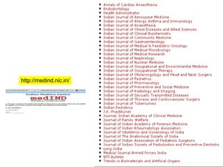 http://medind.nic.in/ 