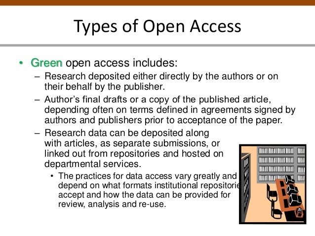 Types Of Open Access Models _ The Many Colors and Types of Open Access ...