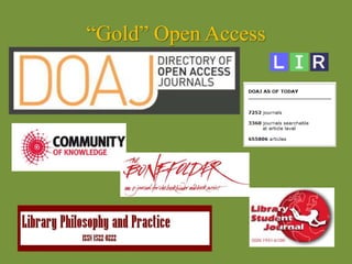 “Gold” Open Access
 