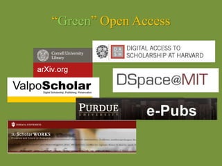“Green” Open Access
 