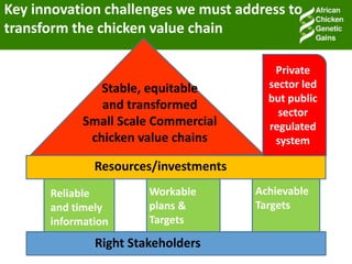 Accessible and open data on chicken performance supports investment decisions in sub-Saharan Africa