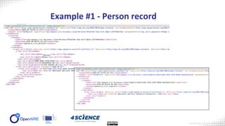 Example #1 - Person record
Community Call | 01 APR 2020
 