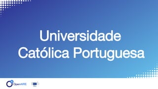 Scientific Journals of Universidade Católica Portuguesa
https://journals.ucp.pt/
OpenAIRE Provide |
06/05/2020
 