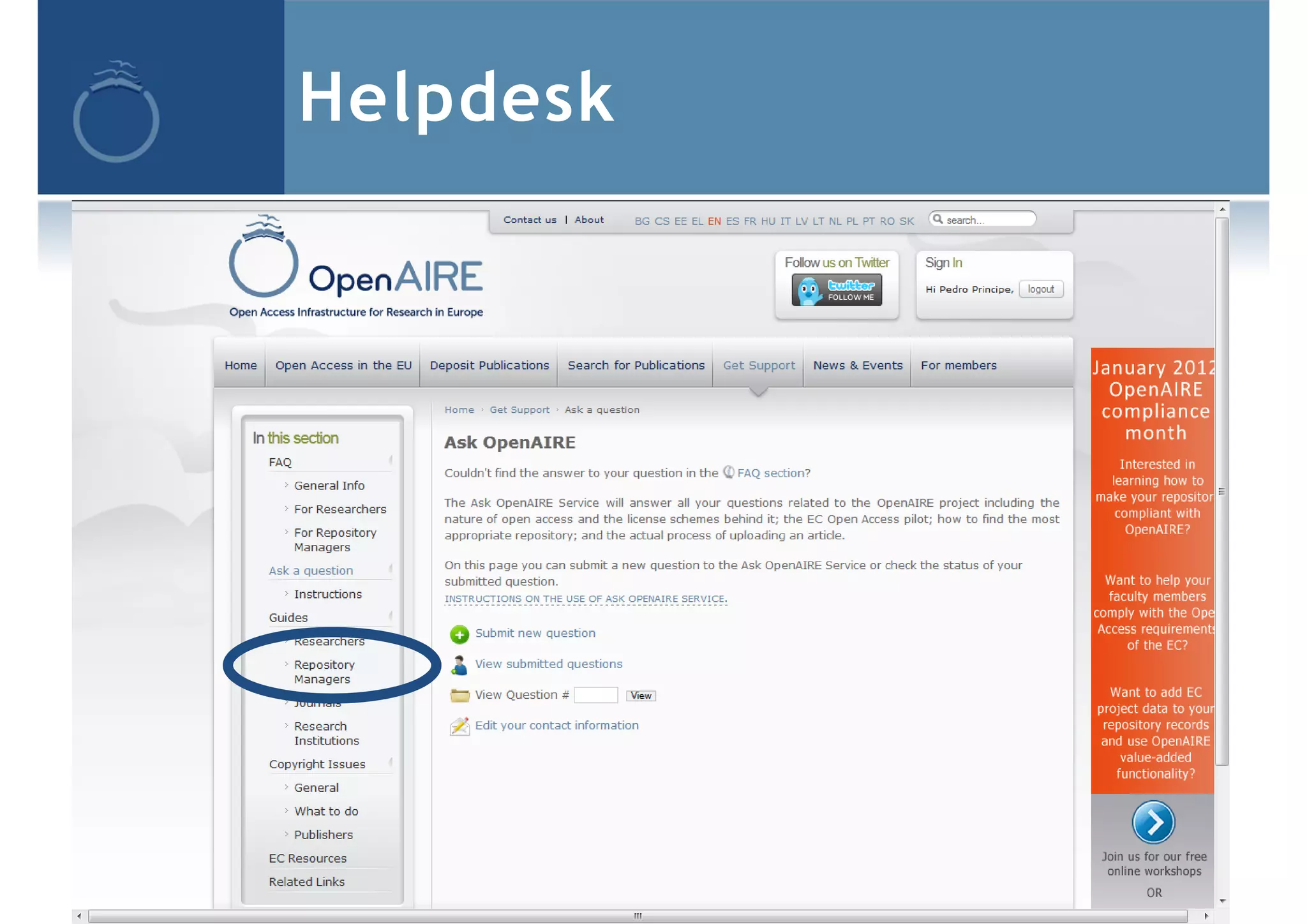 Helpdesk
 