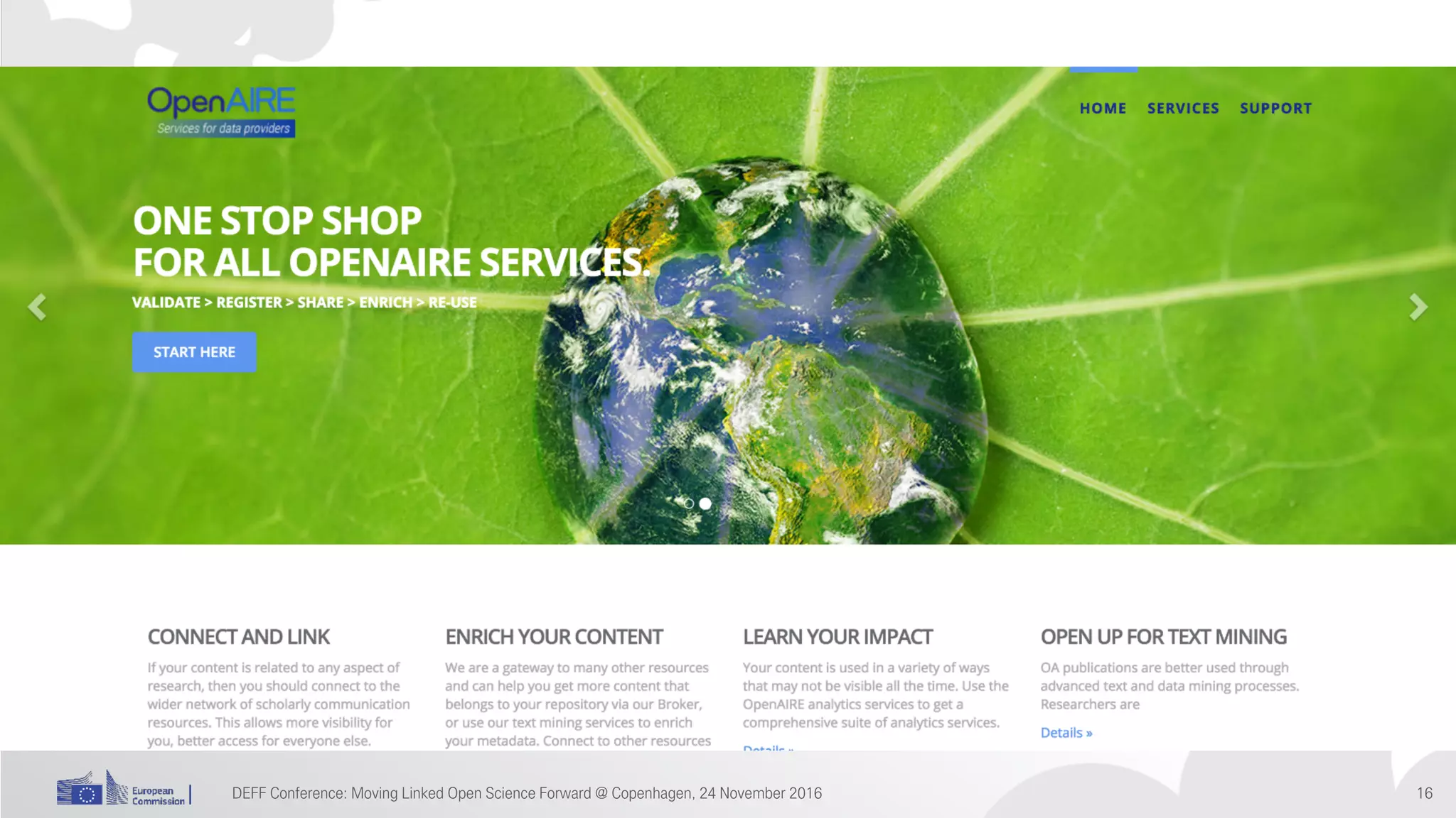 DEFF Conference: Moving Linked Open Science Forward @ Copenhagen, 24 November 2016 16
 