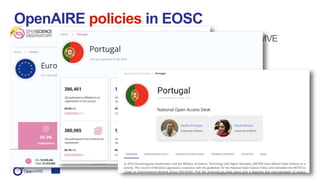 A shared open science policy framework as part of the EOSC MVE
Policy toolkit of policy templates
Share national strategie...