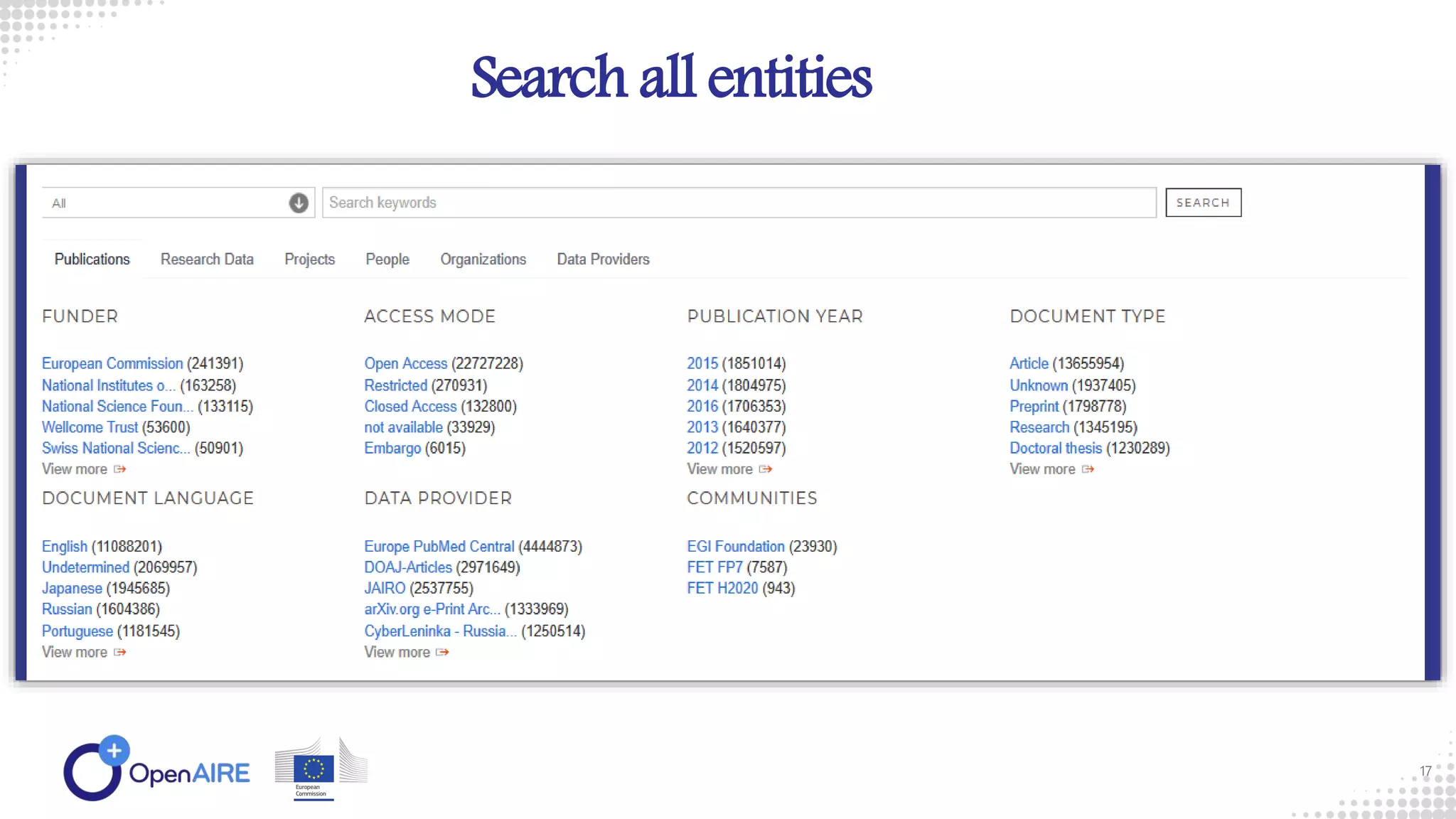 Search all entities
17
 