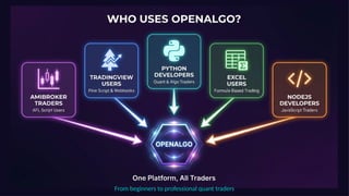 Introduction to OpenAlgo - Self Hosted Algo Trading Platform (Open ...