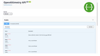 OpenAltimetry demo at Polar Data Forum #3