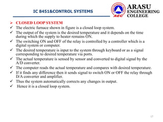 Open and closed loop systems | PPTX