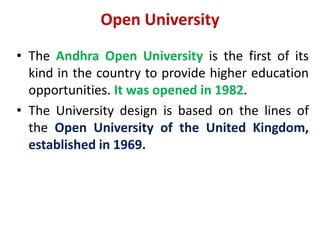 Open and distance education | PPTX