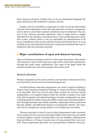 Open and distance learning unesco | PDF