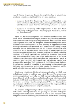 Open and distance learning unesco | PDF