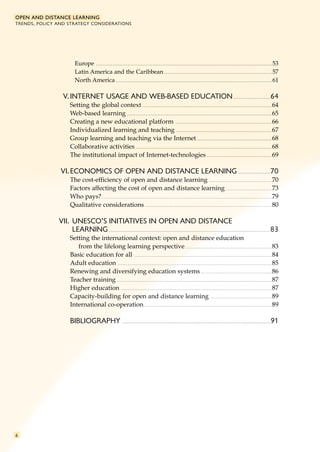 Open and distance learning unesco | PDF