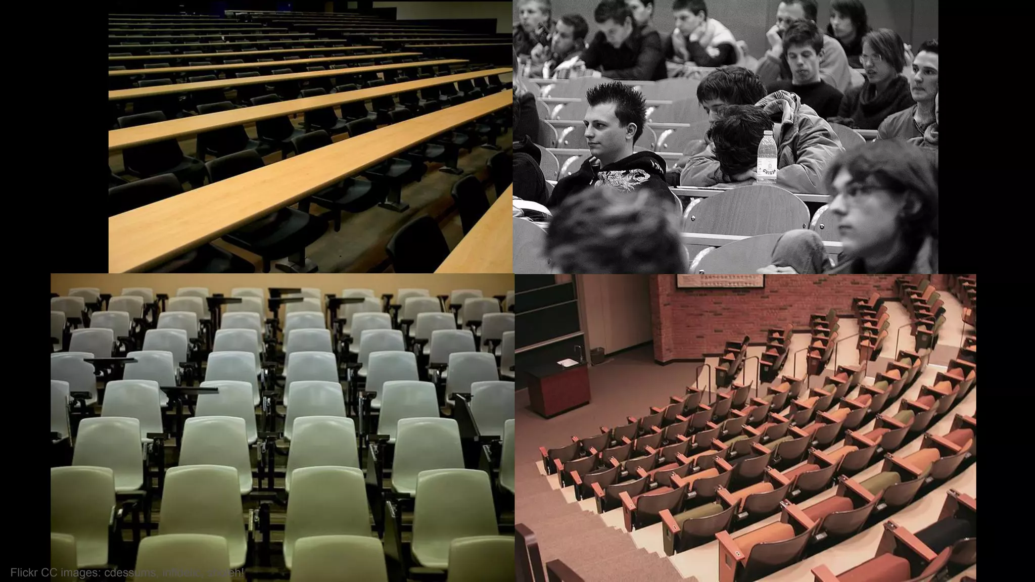 Flickr CC images: cdessums, infidelic, sholeh!
 