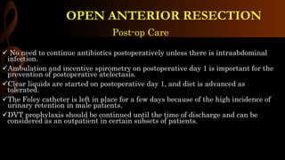 OPEN ANTERIOR RESECTION-STEP BY STEP Operative Surgery.pptx