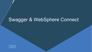 WebSphere Proof of Technology
Swagger & WebSphere Connect
 