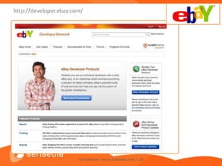 http://developer.ebay.com/




                        confidential | www.sensedia.com | 20
 
