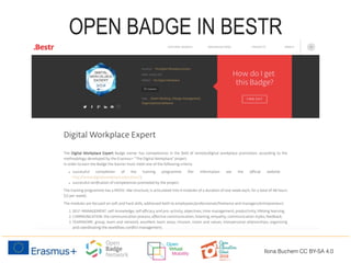 OPEN BADGE IN BESTR
Ilona Buchem CC BY-SA 4.0
 