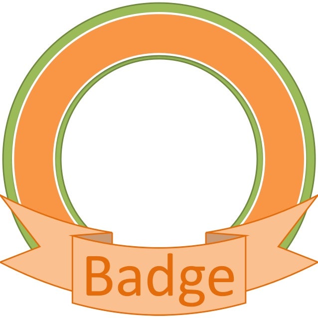 open badges design template