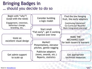 Don Presant
don@learningagents.ca
@donpresant
littoraly.wordpress.com
bit.ly/openbadges4he
 