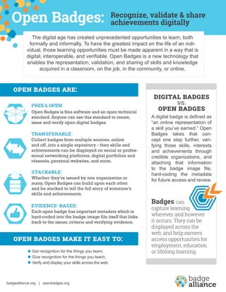 Everything you need to know about Open Badges
